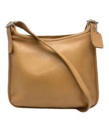 COACH（コーチ）の古着「レザーショルダーバッグ」｜ベージュ