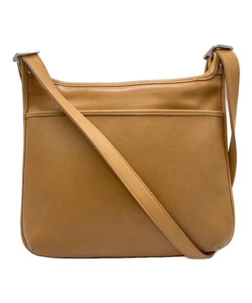 COACH（コーチ）COACH (コーチ) レザーショルダーバッグ ベージュの古着・服飾アイテム