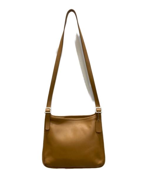 COACH（コーチ）COACH (コーチ) レザーショルダーバッグ ベージュの古着・服飾アイテム