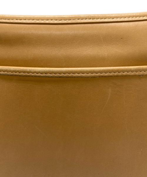 COACH（コーチ）COACH (コーチ) レザーショルダーバッグ ベージュの古着・服飾アイテム