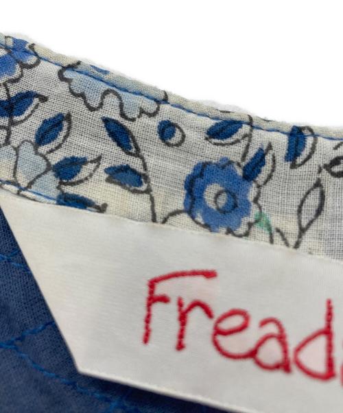 freada（フリーダ）freada (フリーダ) インド木版キルティングワンピース ブルー サイズ:SIZE Fの古着・服飾アイテム