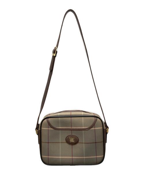 Burberry's（バーバリーズ）Burberry's (バーバリーズ) ショルダーバッグ ブラウンの古着・服飾アイテム