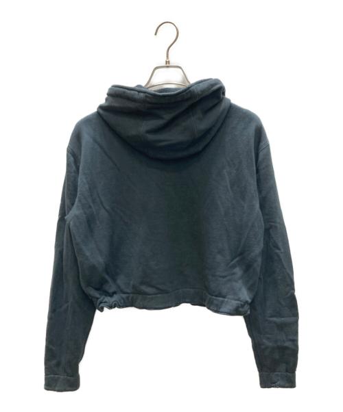 JIL SANDER（ジルサンダー）JIL SANDER (ジルサンダー) ショート丈ジップパーカー ネイビー サイズ:SIZE：Mの古着・服飾アイテム