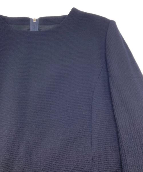 FOXEY（フォクシー）FOXEY (フォクシー) ジャスミン ウールブレンドワンピース ネイビー サイズ:SIZE 40の古着・服飾アイテム