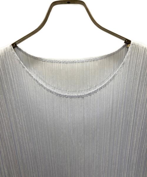 PLEATS PLEASE（プリーツプリーズ）PLEATS PLEASE (プリーツプリーズ) プリーツノースリーブワンピース ブルー サイズ:下記参照の古着・服飾アイテム