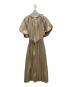 L'AUBE BLANC（ローブ ブラン）の古着「Balloon Sleeve Volume Dress」｜ベージュ
