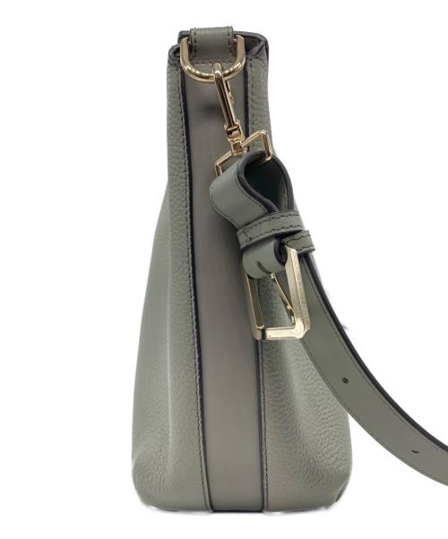 FURLA（フルラ）FURLA (フルラ) DANAE HOBO ダナエ ホーボー レザーショルダーバッグ グリーンの古着・服飾アイテム