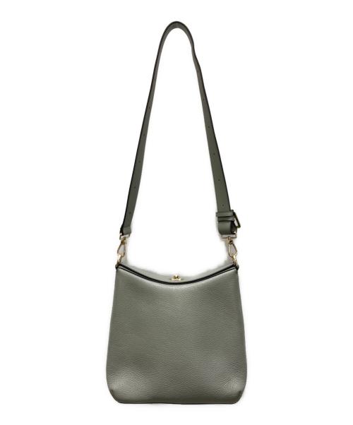 FURLA（フルラ）FURLA (フルラ) DANAE HOBO ダナエ ホーボー レザーショルダーバッグ グリーンの古着・服飾アイテム