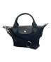 LONGCHAMP（ロンシャン）の古着「ル プリアージュ エナジー XS トップハンドルバッグ」｜ブラック