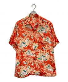 Sun Surf（サンサーフ）の古着「RAYON S/S "CHERRY BLOSSOM" アロハシャツ」｜レッド