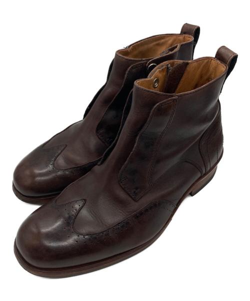 Timberland（ティンバーランド）Timberland (ティンバーランド) ウィングチップブーツ ブラウン サイズ:7.5Wの古着・服飾アイテム