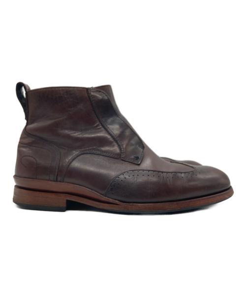 Timberland（ティンバーランド）Timberland (ティンバーランド) ウィングチップブーツ ブラウン サイズ:7.5Wの古着・服飾アイテム