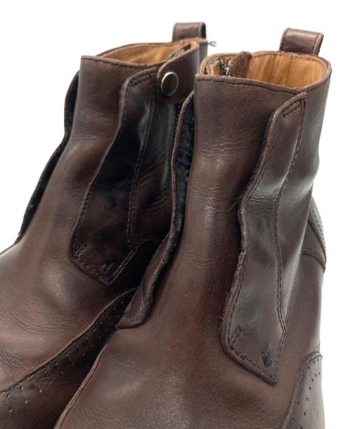 Timberland（ティンバーランド）Timberland (ティンバーランド) ウィングチップブーツ ブラウン サイズ:7.5Wの古着・服飾アイテム