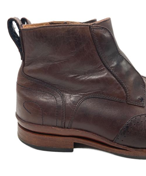 Timberland（ティンバーランド）Timberland (ティンバーランド) ウィングチップブーツ ブラウン サイズ:7.5Wの古着・服飾アイテム
