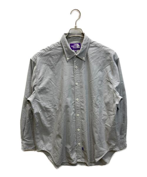 THE NORTHFACE PURPLELABEL（ザ・ノースフェイス パープルレーベル）THE NORTHFACE PURPLELABEL (ザ・ノースフェイス パープルレーベル) Button Down Field Shirt グレー サイズ:Mの古着・服飾アイテム