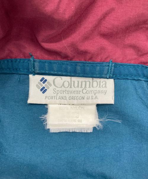 Columbia（コロンビア）Columbia (コロンビア) 90s コットンウッド プルオーバー アノラックパーカー ネイビー サイズ:Mの古着・服飾アイテム