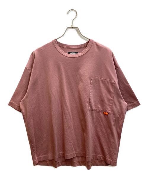 TIGHTBOOTH PRODUCTION（タイトブースプロダクション）TIGHTBOOTH PRODUCTION (タイトブースプロダクション) PONTE POCKET S/S T-SHIRT ピンク サイズ:Lの古着・服飾アイテム