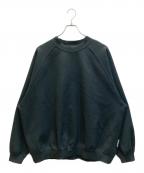 TIGHTBOOTH PRODUCTIONタイトブースプロダクション）の古着「WAFFLE CREW KNIT」｜グリーン