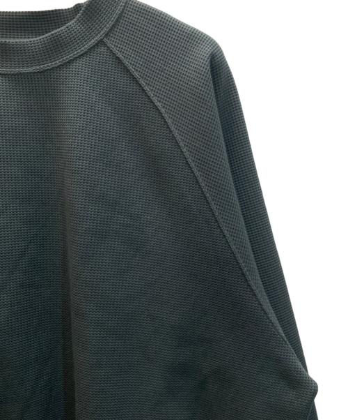 TIGHTBOOTH PRODUCTION（タイトブースプロダクション）TIGHTBOOTH PRODUCTION (タイトブースプロダクション) WAFFLE CREW KNIT グリーン サイズ:SIZE Lの古着・服飾アイテム