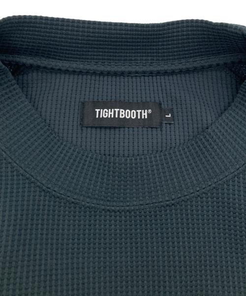 TIGHTBOOTH PRODUCTION（タイトブースプロダクション）TIGHTBOOTH PRODUCTION (タイトブースプロダクション) WAFFLE CREW KNIT グリーン サイズ:SIZE Lの古着・服飾アイテム