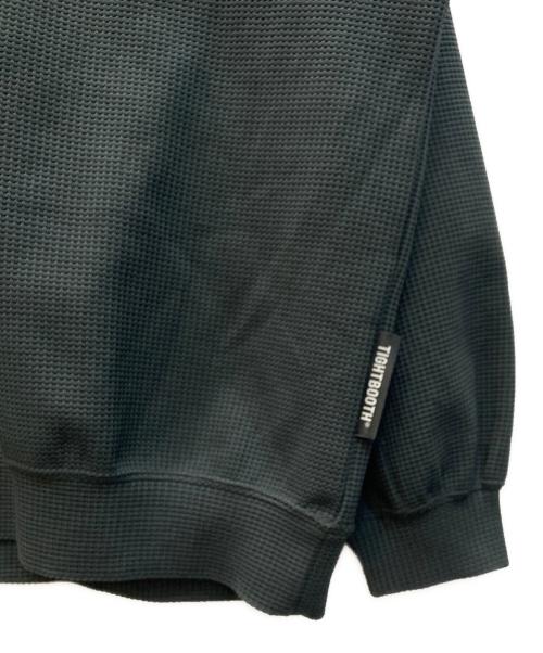 TIGHTBOOTH PRODUCTION（タイトブースプロダクション）TIGHTBOOTH PRODUCTION (タイトブースプロダクション) WAFFLE CREW KNIT グリーン サイズ:SIZE Lの古着・服飾アイテム