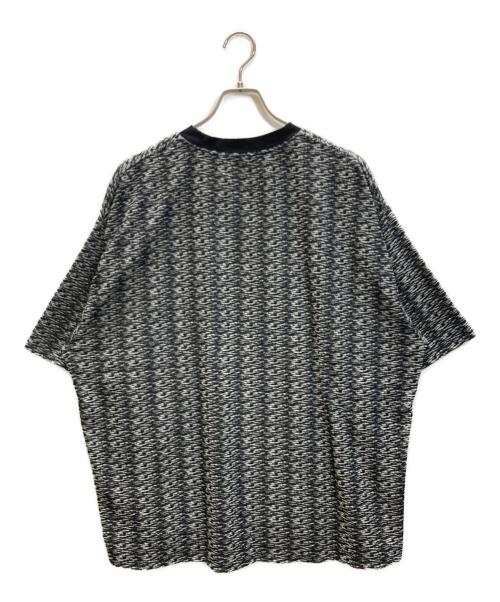 TIGHTBOOTH PRODUCTION（タイトブースプロダクション）TIGHTBOOTH PRODUCTION (タイトブースプロダクション) PILE T-SHIRT ブラック×ホワイト サイズ:Lの古着・服飾アイテム