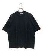 TIGHTBOOTH PRODUCTIONタイトブースプロダクション）の古着「HONEYCOMB BORDER T-SHIRT」｜ブラック