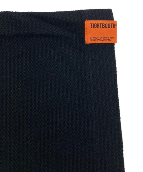 TIGHTBOOTH PRODUCTION（タイトブースプロダクション）TIGHTBOOTH PRODUCTION (タイトブースプロダクション) HONEYCOMB BORDER T-SHIRT ブラック サイズ:Lの古着・服飾アイテム