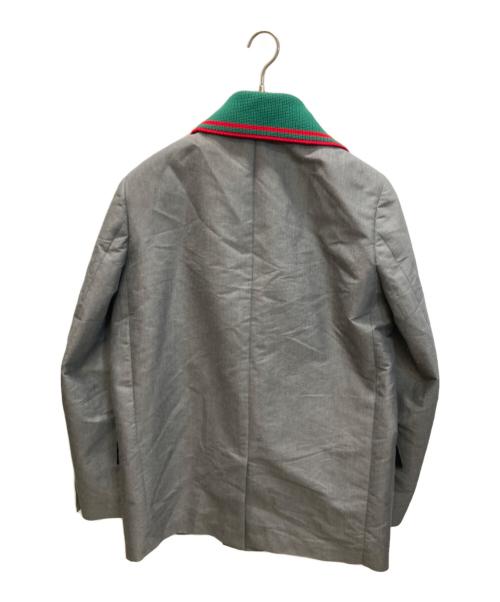KOLOR（カラー）KOLOR (カラー) ドッキングテーラードジャケット グレー サイズ:下記参照の古着・服飾アイテム