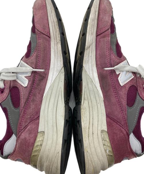 NEW BALANCE（ニューバランス）NEW BALANCE (ニューバランス) 992 ローカットスニーカー パープル サイズ:27.5㎝の古着・服飾アイテム