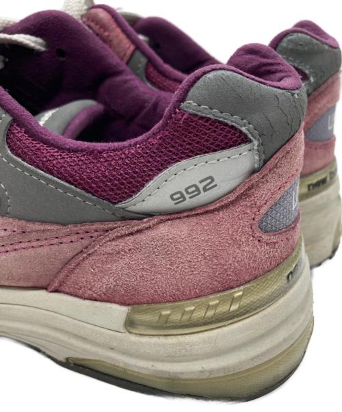 NEW BALANCE（ニューバランス）NEW BALANCE (ニューバランス) 992 ローカットスニーカー パープル サイズ:27.5㎝の古着・服飾アイテム