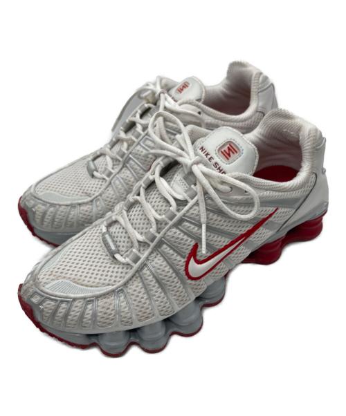 NIKE（ナイキ）NIKE (ナイキ) W SHOX TL ホワイト×レッド サイズ:24㎝の古着・服飾アイテム