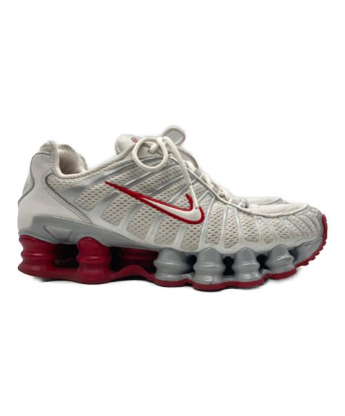 NIKE（ナイキ）NIKE (ナイキ) W SHOX TL ホワイト×レッド サイズ:24㎝の古着・服飾アイテム
