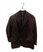 Fine Cloth by FOX BROTHERSファイン・クロス・バイ・フォックス・ブラザーズ）の古着「フランネル 3Bジャケット」｜ブラウン