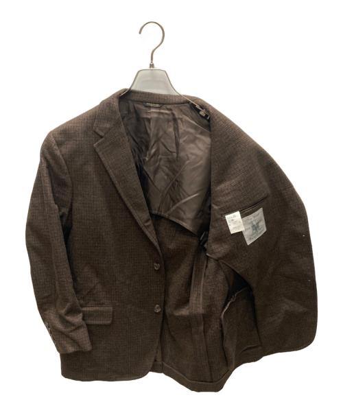 Fine Cloth by FOX BROTHERS（ファイン・クロス・バイ・フォックス・ブラザーズ）Fine Cloth by FOX BROTHERS (ファイン・クロス・バイ・フォックス・ブラザーズ) フランネル 3Bジャケット ブラウン サイズ:記載無しの古着・服飾アイテム