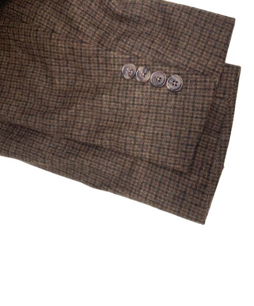 Fine Cloth by FOX BROTHERS（ファイン・クロス・バイ・フォックス・ブラザーズ）Fine Cloth by FOX BROTHERS (ファイン・クロス・バイ・フォックス・ブラザーズ) フランネル 3Bジャケット ブラウン サイズ:記載無しの古着・服飾アイテム