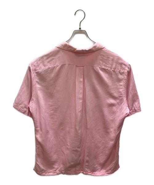 POLO RALPH LAUREN（ポロ・ラルフローレン）POLO RALPH LAUREN (ポロ・ラルフローレン) オープンカラーシルクリネンシャツ ピンク サイズ:Lの古着・服飾アイテム