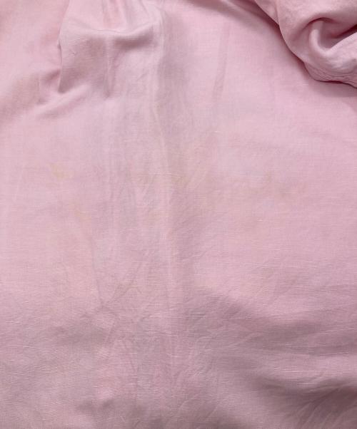 POLO RALPH LAUREN（ポロ・ラルフローレン）POLO RALPH LAUREN (ポロ・ラルフローレン) オープンカラーシルクリネンシャツ ピンク サイズ:Lの古着・服飾アイテム