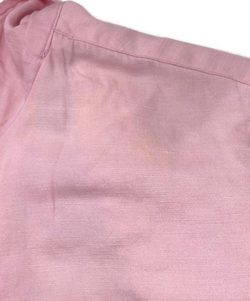POLO RALPH LAUREN（ポロ・ラルフローレン）POLO RALPH LAUREN (ポロ・ラルフローレン) オープンカラーシルクリネンシャツ ピンク サイズ:Lの古着・服飾アイテム