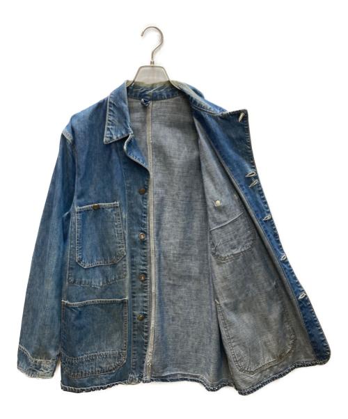 HERCULES（ヘラクレス）HERCULES (ヘラクレス) デニムカバーオール インディゴ サイズ:下記参照の古着・服飾アイテム