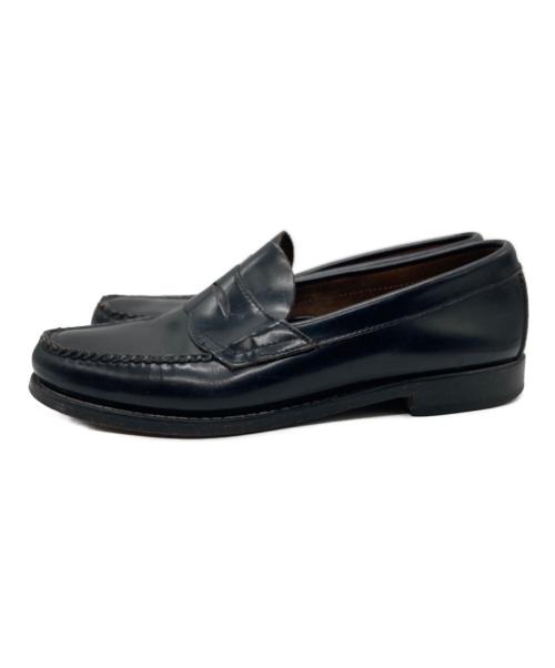G.H.BASS（ジーエイチバス）G.H.BASS (ジーエイチバス) コインローファー ブラック サイズ:SIZE 8  1/2  Dの古着・服飾アイテム