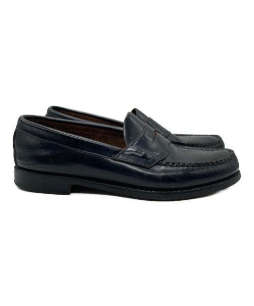 G.H.BASS（ジーエイチバス）G.H.BASS (ジーエイチバス) コインローファー ブラック サイズ:SIZE 8  1/2  Dの古着・服飾アイテム