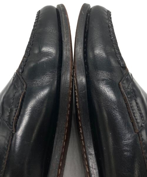 G.H.BASS（ジーエイチバス）G.H.BASS (ジーエイチバス) コインローファー ブラック サイズ:SIZE 8  1/2  Dの古着・服飾アイテム
