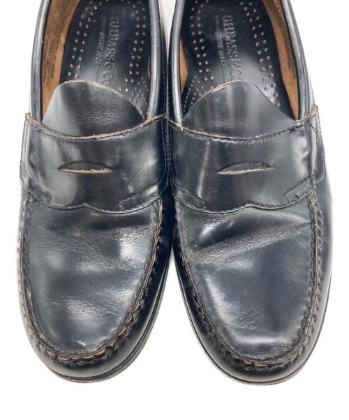 G.H.BASS（ジーエイチバス）G.H.BASS (ジーエイチバス) コインローファー ブラック サイズ:SIZE 8  1/2  Dの古着・服飾アイテム