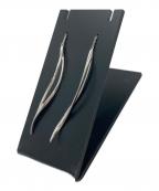 STAR JEWELRYスタージュエリー）の古着「WAVE Pierced Earrings K10 WHITE」