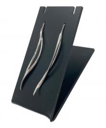 STAR JEWELRY（スタージュエリー）の古着「WAVE Pierced Earrings K10 WHITE」