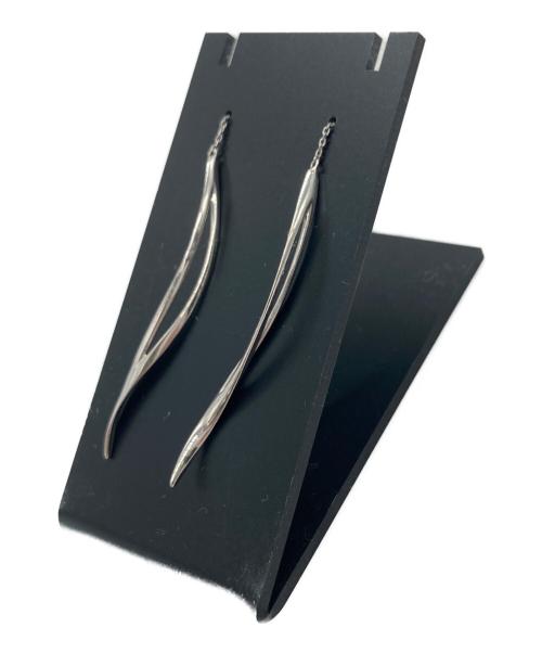 STAR JEWELRY（スタージュエリー）STAR JEWELRY (スタージュエリー) WAVE Pierced Earrings K10 WHITEの古着・服飾アイテム