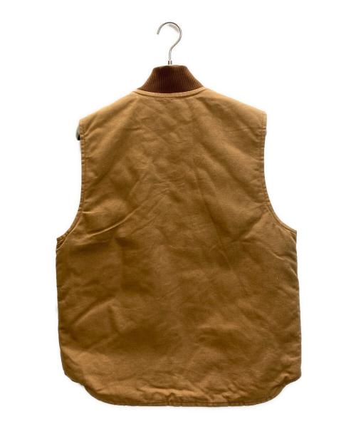 CarHartt（カーハート）CarHartt (カーハート) DUCK VEST ARCTIC QUILT LINED ダックベスト ブラウン サイズ:Mの古着・服飾アイテム