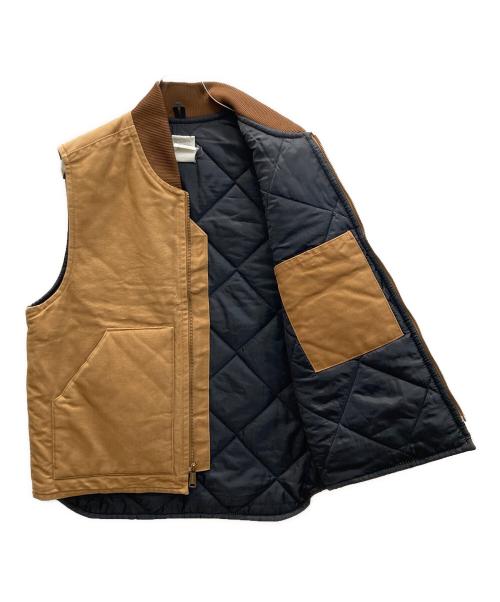 CarHartt（カーハート）CarHartt (カーハート) DUCK VEST ARCTIC QUILT LINED ダックベスト ブラウン サイズ:Mの古着・服飾アイテム