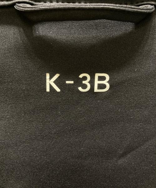 K-3B（ケースリービー）K-3B (ケースリービー) 040 N 24HR-WEARABLE 3D ダブルジップパーカー ブラック サイズ:SIZE 3の古着・服飾アイテム